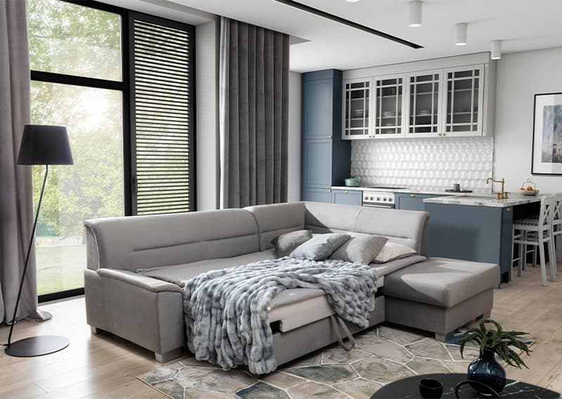 Mistral Corner Sofa Bed with Storage M29 (Right Corner Only) – photo 2