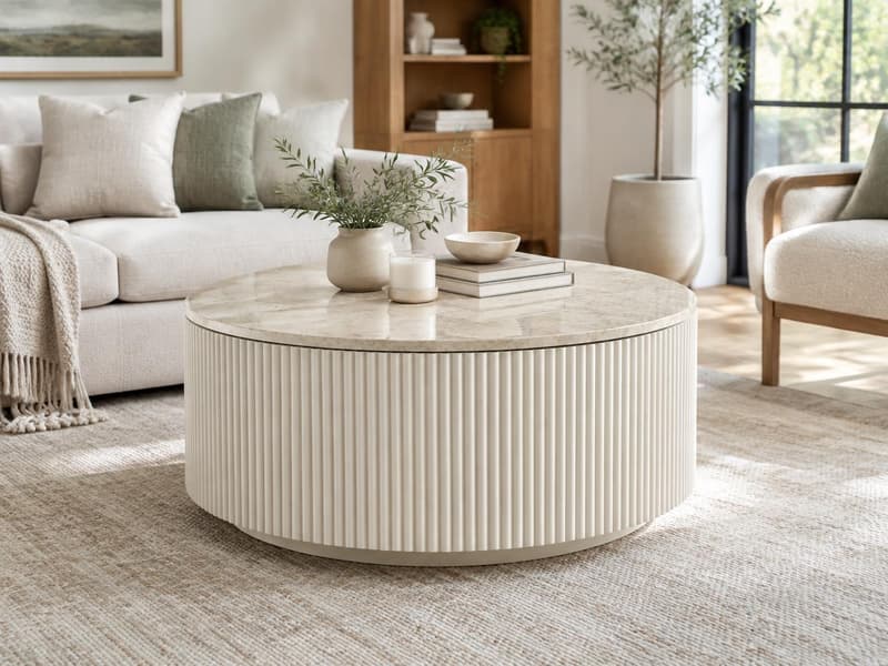 Grafton Fluted Coffee Table
