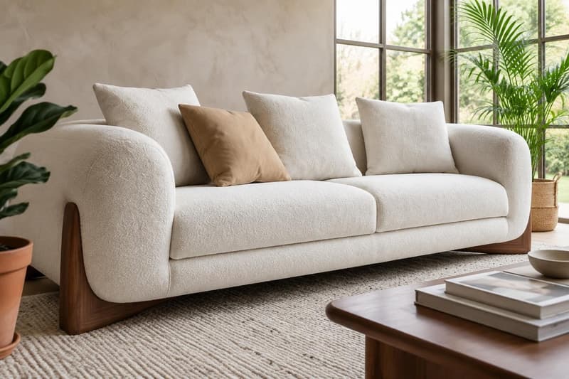 Pemberley Bouclé Sofa – photo 2