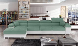 Hollingwood Long Corner Sofa Bed with Storage S34/S17
