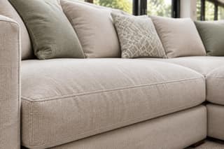 Wickford Curved Sofa in As shown – close-up detail