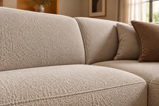 Lyndhurst Curved Corner Sofa in As shown – close-up detail