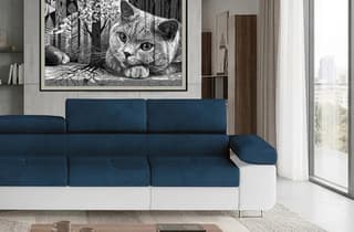 Orrino Long Corner Sofa Bed with Storage K09/S17 – close-up detail