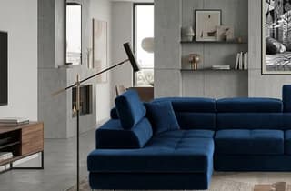 Orrino Long Corner Sofa Bed with Storage M77 – close-up detail