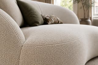 Thornbury Curved Corner Sofa in As shown – close-up detail