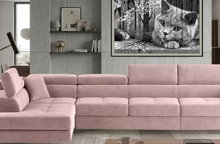 Orrino Long Corner Sofa Bed with Storage SR61 – photo 4
