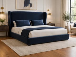 Belgrave Wing Bed in Cream