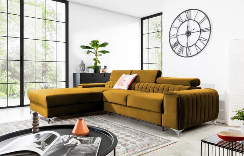 Inverleigh Corner Sofa Bed with Storage N45