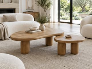 Hartlow Black Oak Coffee Table