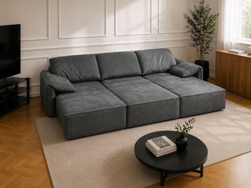 Gillingham Rise 3-Way Electronic Corner Sofa Bed – photo 3