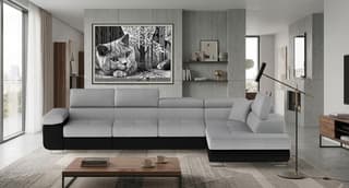 Orrino Long Corner Sofa Bed with Storage M84/S11 – right-hand corner layout