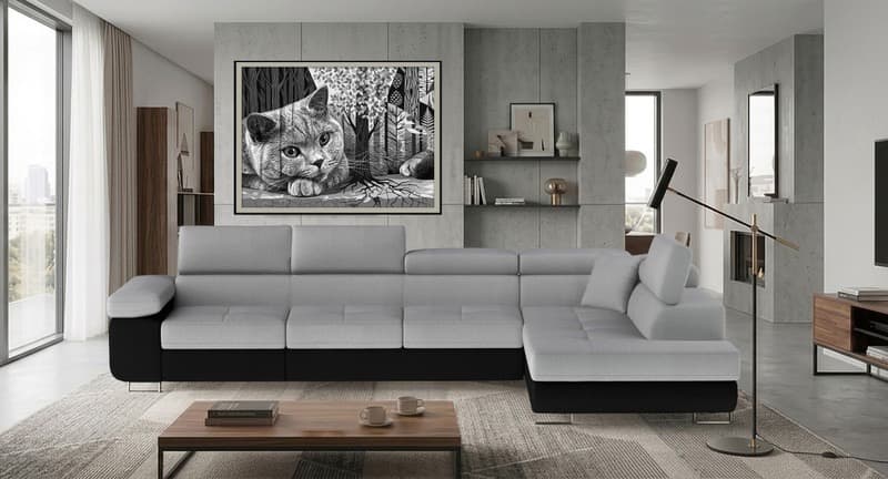 Orrino Long Corner Sofa Bed with Storage M84/S11 – photo 2