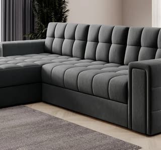 Ravenna Corner Sofa Bed with Storage SL06 – close-up detail