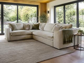 Monkton Curved Corner Sofa in As shown – shown in a room setting