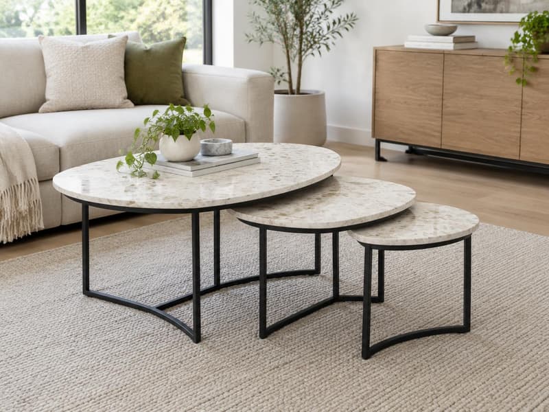 Bellmere Organic Coffee Table Set