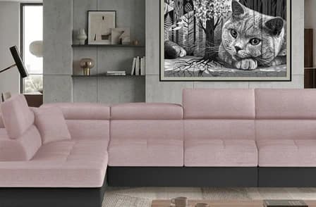 Orrino Long Corner Sofa Bed with Storage Sr61/S11 – photo 4