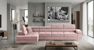 Orrino Long Corner Sofa Bed with Storage SR61