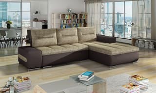 Foxglove Corner Sofa Bed with Storage B03/S66 – right-hand corner layout