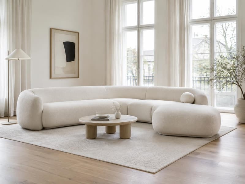 Lambourne Curved Corner Sofa