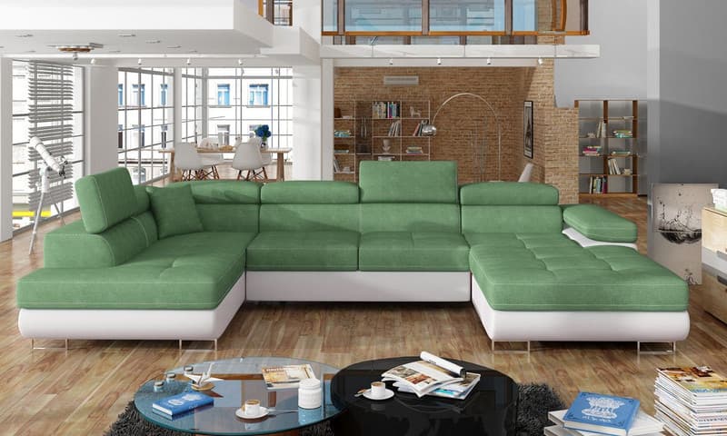 Cairnwell U Shaped Sofa Bed with Storage S34/S17