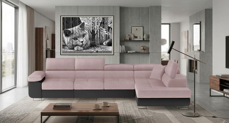 Orrino Long Corner Sofa Bed with Storage Sr61/S11 – photo 2