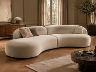 Newbridge Three Seater Sofa in As shown – shown in a room setting
