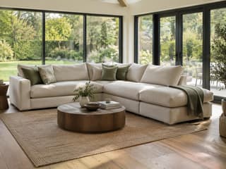 Rushmere Four Seater Sofa in As shown – shown in a room setting