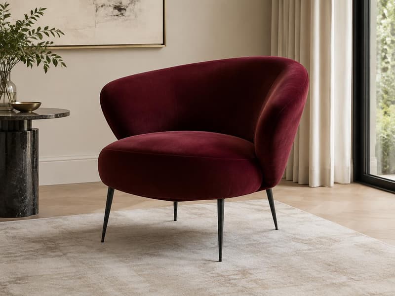 Grafton Velvet Accent Chair