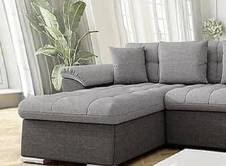 Goldcrest Mini Corner Sofa bed with Storage – close-up detail
