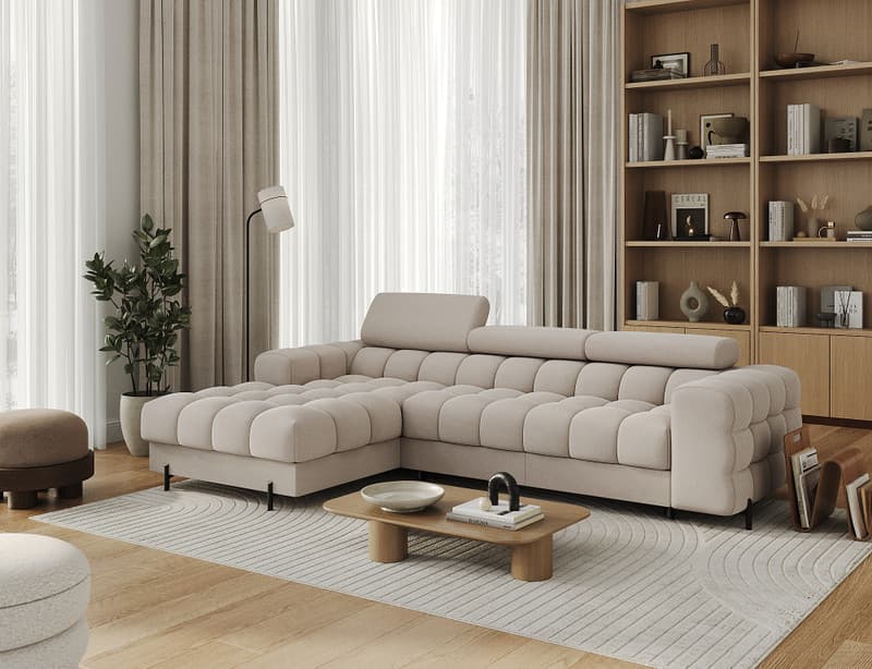 Emberly Corner Sofa Bed with Storage SL18