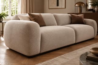 Eastleigh Curved Sofa in As shown – alternative view