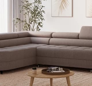 Jorvik Corner Sofa Bed with Storage TN22 – close-up detail