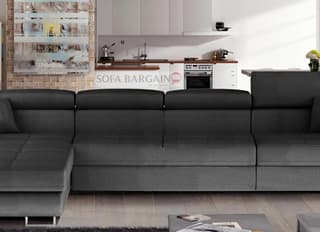 Hollingwood Long Corner Sofa Bed with Storage i96 – close-up detail