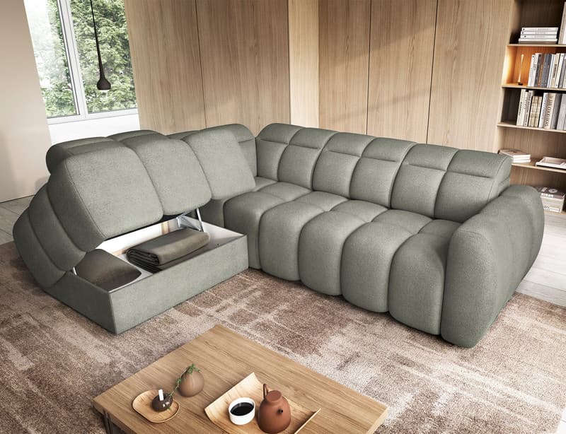 Lindorf Electric Corner Sofa Bed with Storage X100 (Left Corner Only) – photo 2