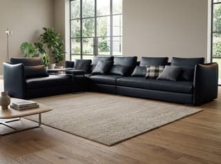 Beaumont Crescent Corner Sofa in As shown – right-hand view