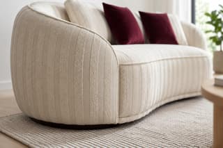 Barrowden Three Seater Sofa in As shown – close-up detail