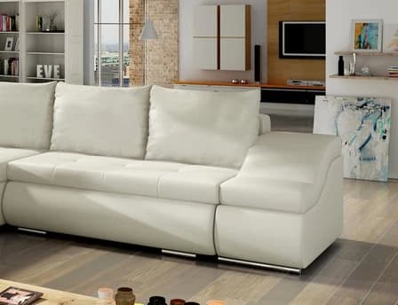 Jessamine Corner Sofa Bed with Storage Eco Leather S33 – photo 5