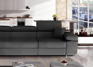 Hollingwood Long Corner Sofa Bed with Storage i96 – close-up detail