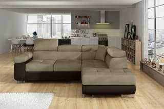 Orrino Mini Corner Sofa Bed with Storage M09/M29 – right-hand corner layout