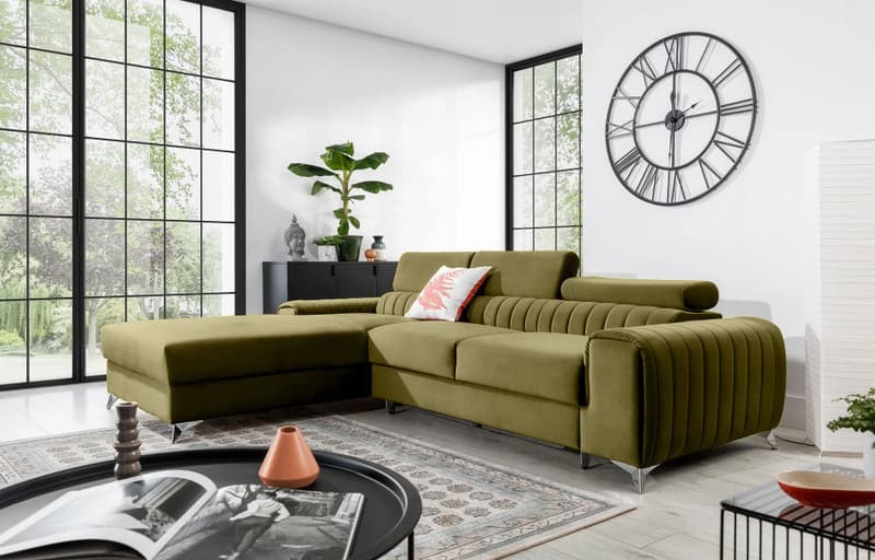 Inverleigh Corner Sofa Bed with Storage N33