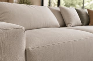 Harlington Curved Corner Sofa in As shown – close-up detail