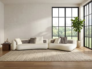 Ashwell Corner Lounge Sofa in As shown – shown in a room setting