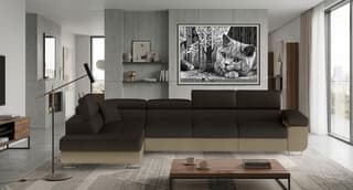 Orrino Long Corner Sofa Bed with Storage M29/M09