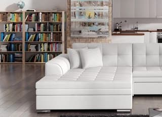 Rosslyn Corner Sofa Bed S17 Eco Leather – close-up detail