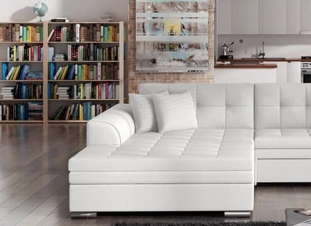 Rosslyn Corner Sofa Bed S17 Eco Leather – photo 3