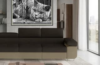 Orrino Long Corner Sofa Bed with Storage M29/M09 – close-up detail