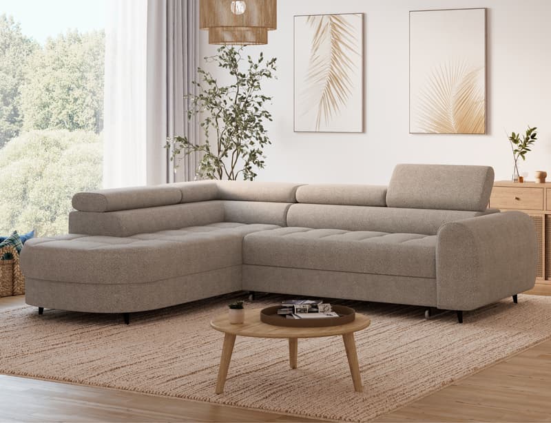 Jorvik Corner Sofa Bed with Storage RY18