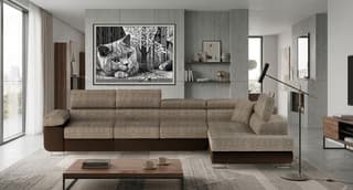 Orrino Long Corner Sofa Bed with Storage B03/S66 – right-hand corner layout