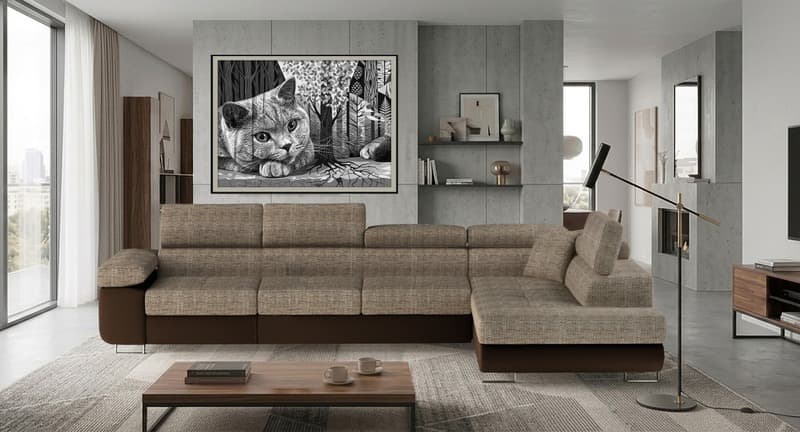 Orrino Long Corner Sofa Bed with Storage B03/S66 – photo 2