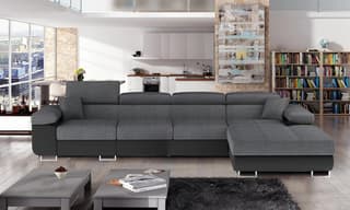 Hollingwood Long Corner Sofa Bed with Storage S21/S11 – right-hand corner layout